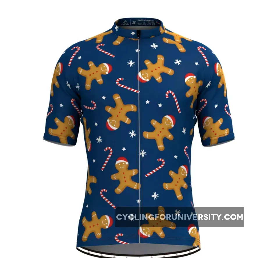 Christmas Candy Cane Gingerbread Man Cycling Jersey Online