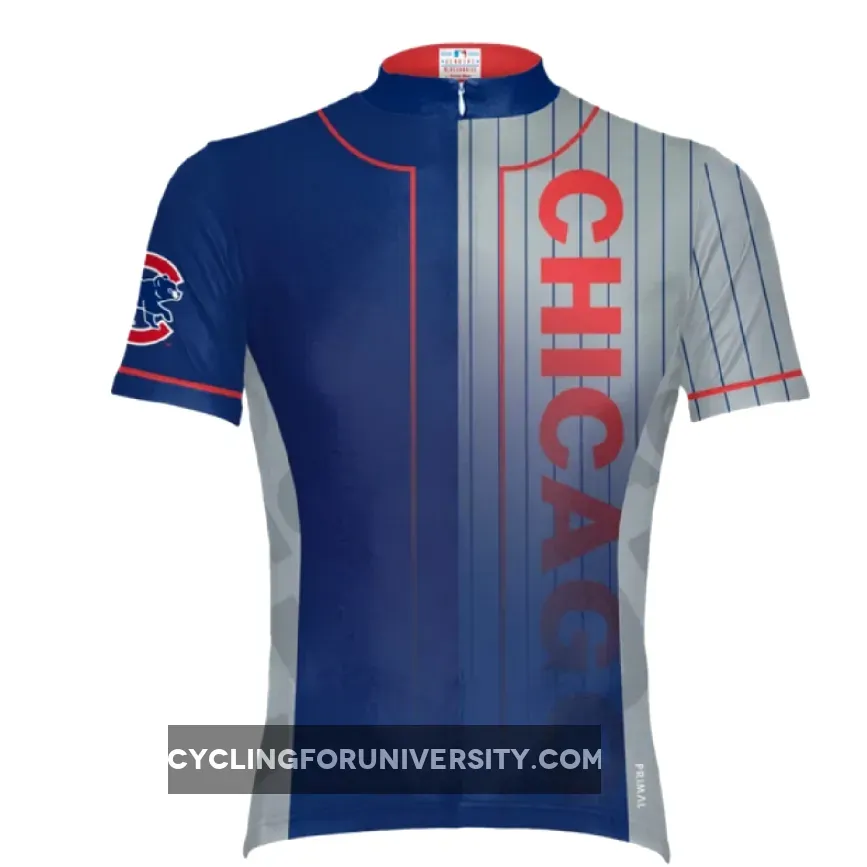 Primal Wear MLB Chicago Cubs Men's Sport Cycling Jersey / Cubs Cycling Jersey