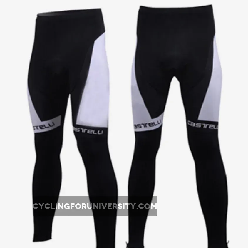 CASTELLI WHITE Cycling Winter Tights Brand New