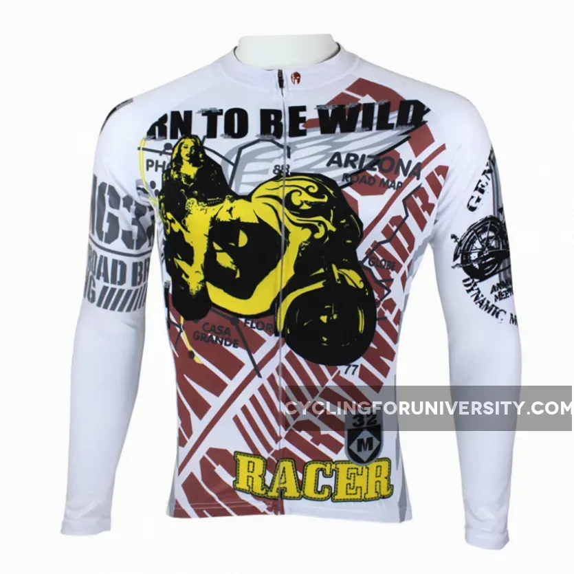 Ilpaladino Motorcycle Men's Long/Short-sleeve Cycling Bike jersey T-shirt Summer Spring Autumn Road Bike Wear Mountain Bike MTB Clothes Sports Apparel Top NO.94