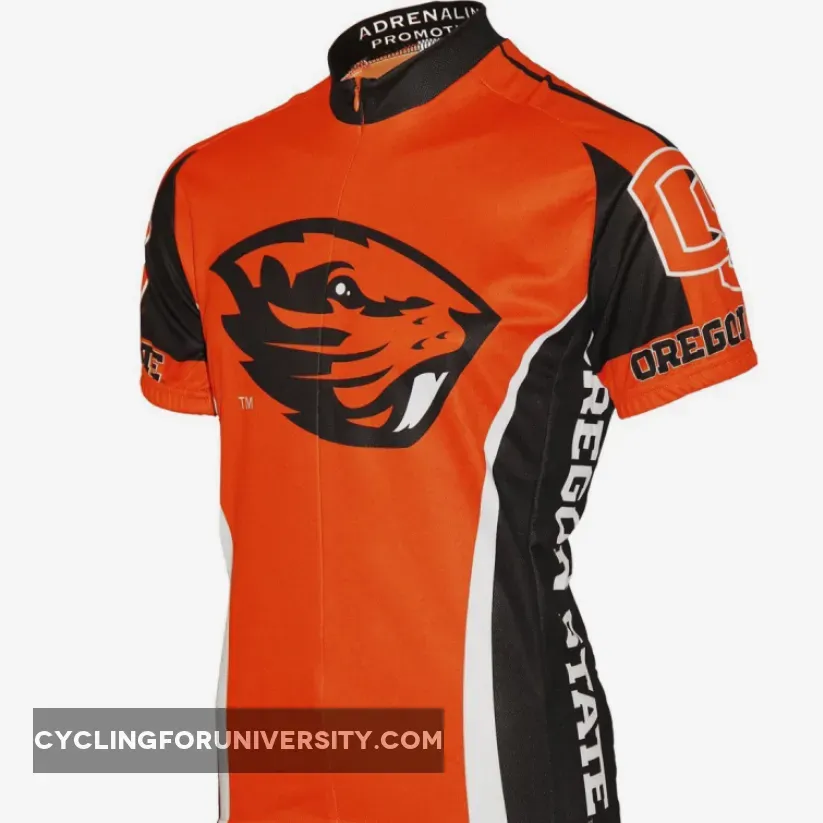 NCAA Oregon State Beavers Short Sleeve Cycling Jersey