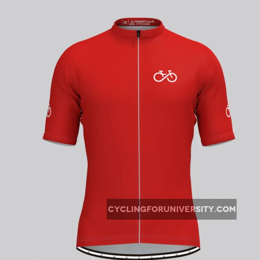 Ride Forever Men's Cycling Jersey-Red Online