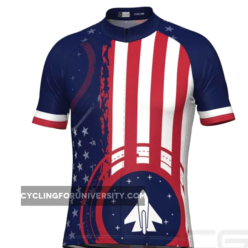 Men's Air Force American Flag Armed Forces Cycling Jersey #Air Force Cycling Jersey