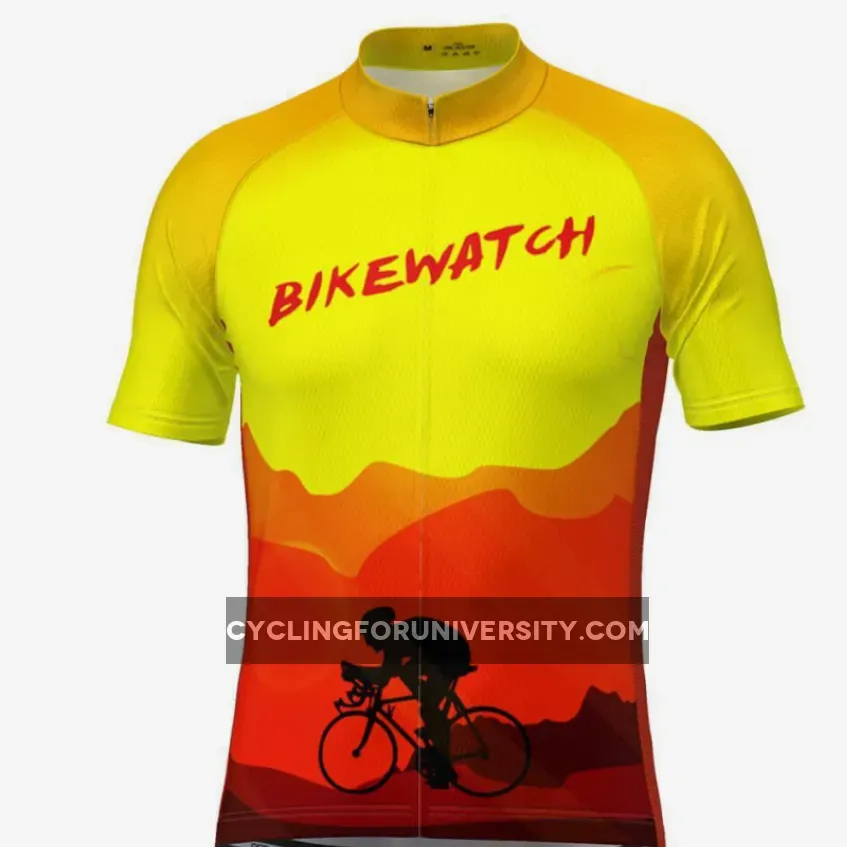 Men's Bikewatch Short Sleeve Cycling Jersey Brand New