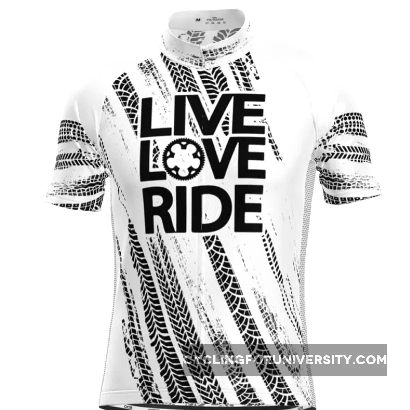 Men's Live Love Ride Short Sleeve Cycling Jersey Outlet