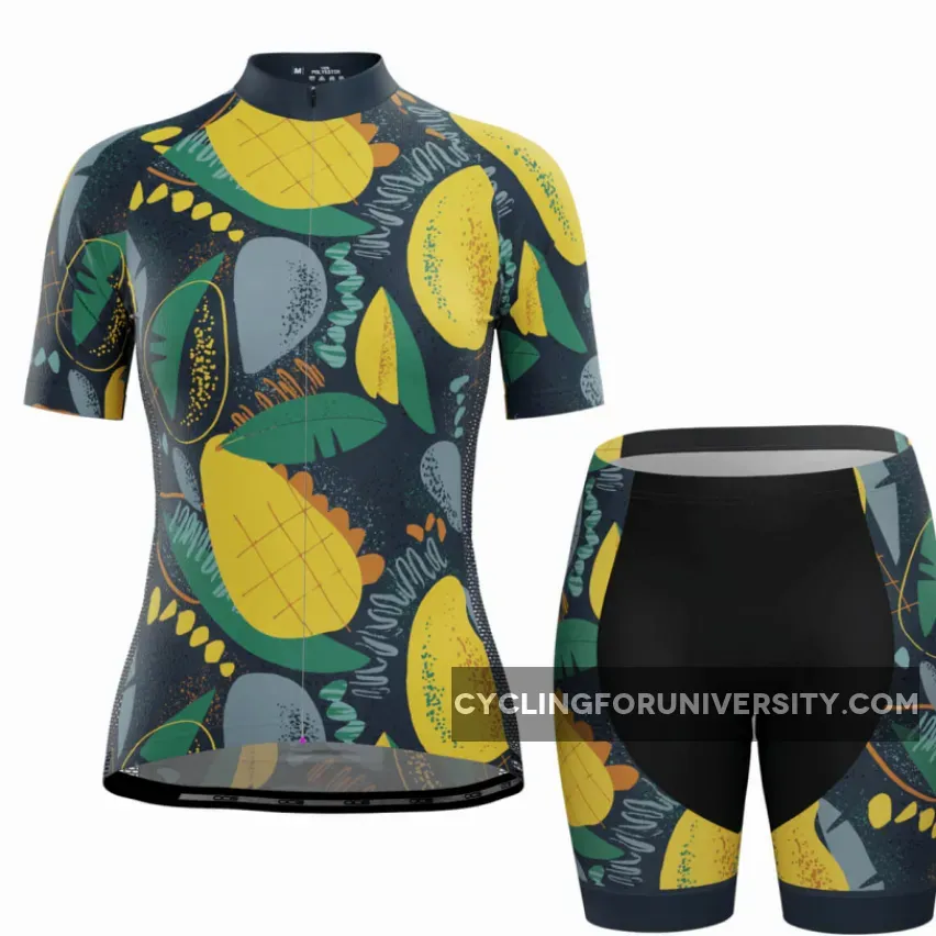 Women's Mango Fruit Indulgence Short Sleeve Cycling Kit
