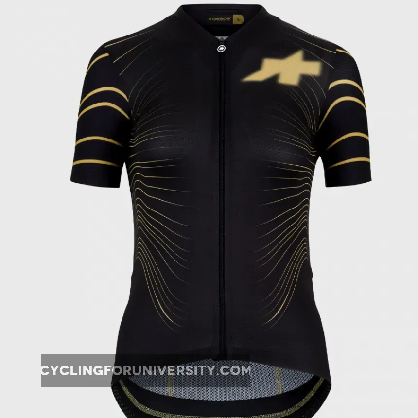 Assos Dyora RS S9 Wings Women Jersey - Black Gold Online