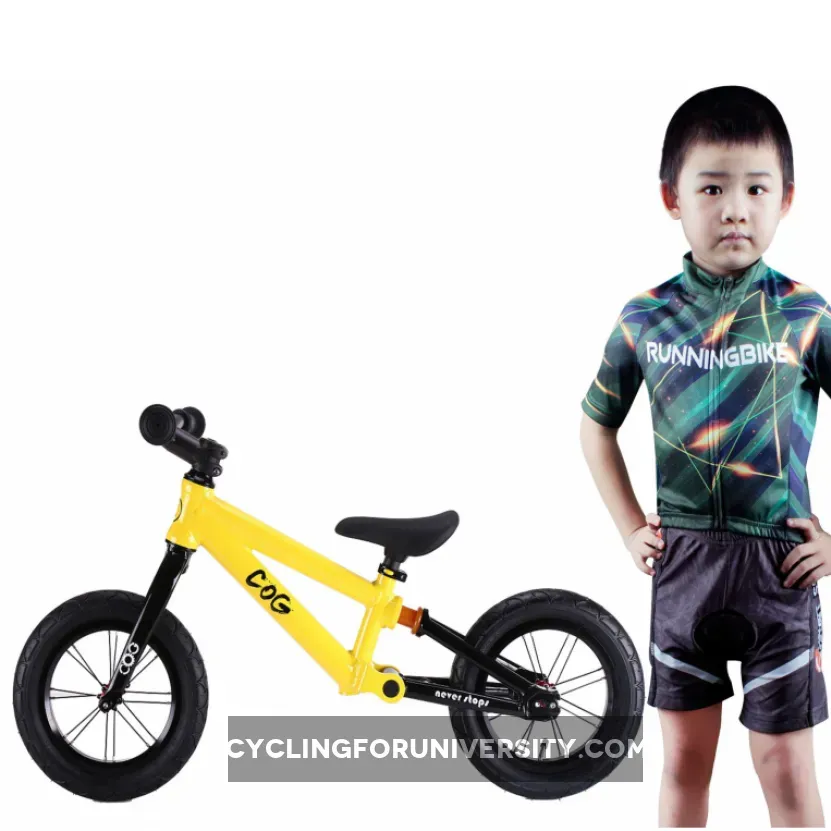 Short Sleeve Children Kids Boys' Cycling Jersey Set (3D Padded Shorts)