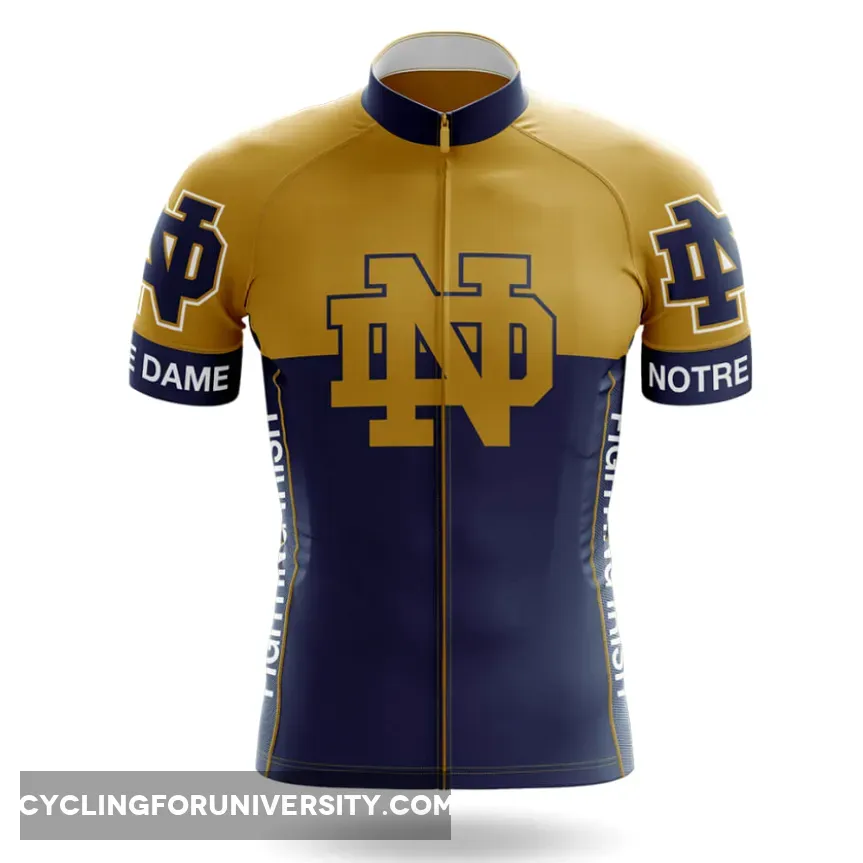 The Irish V2 - Men's Cycling / Jersey Only, Notre Dame Cycling Jersey