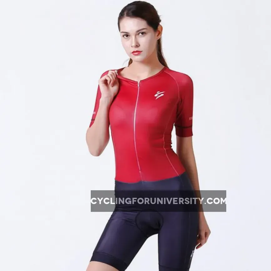 2021 Women Red Cycling Kit For Sale