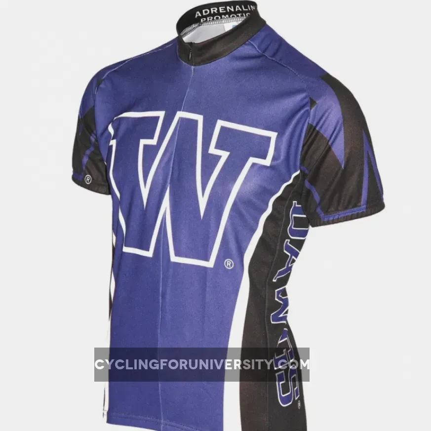 UW University of Washington Dawgs Cycling Short Sleeve Jersey