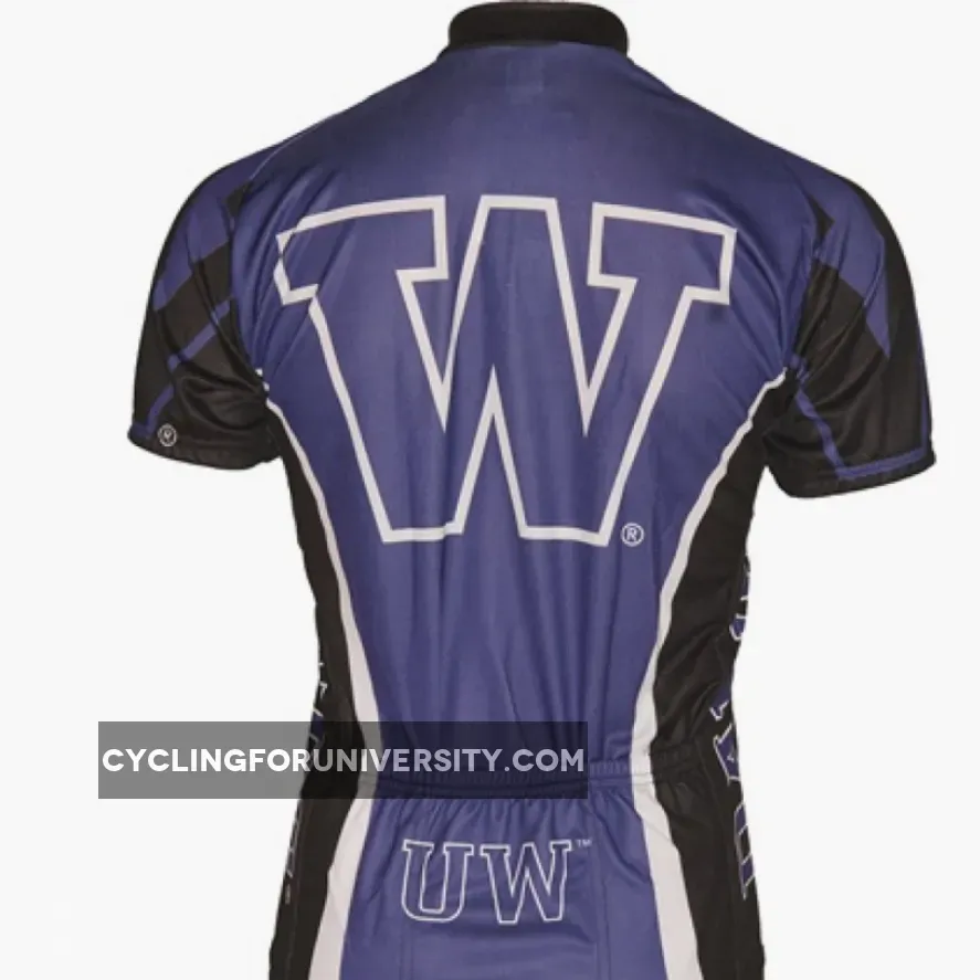UW University of Washington Dawgs Cycling Short Sleeve Jersey