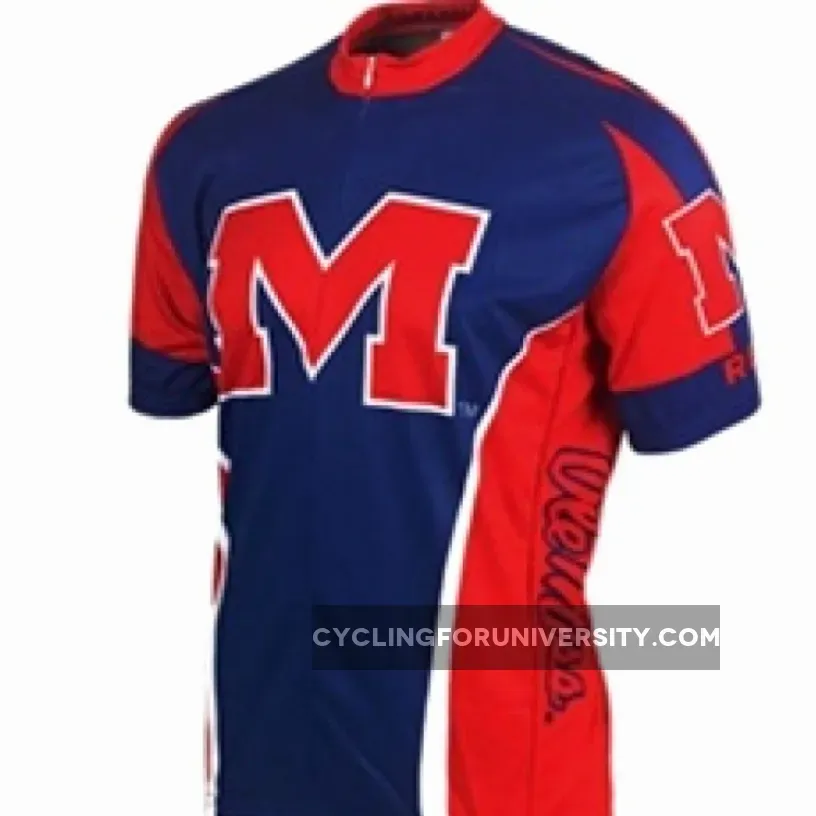 Ole Miss University of Mississippi Rebels Cycling Short Sleeve Jersey