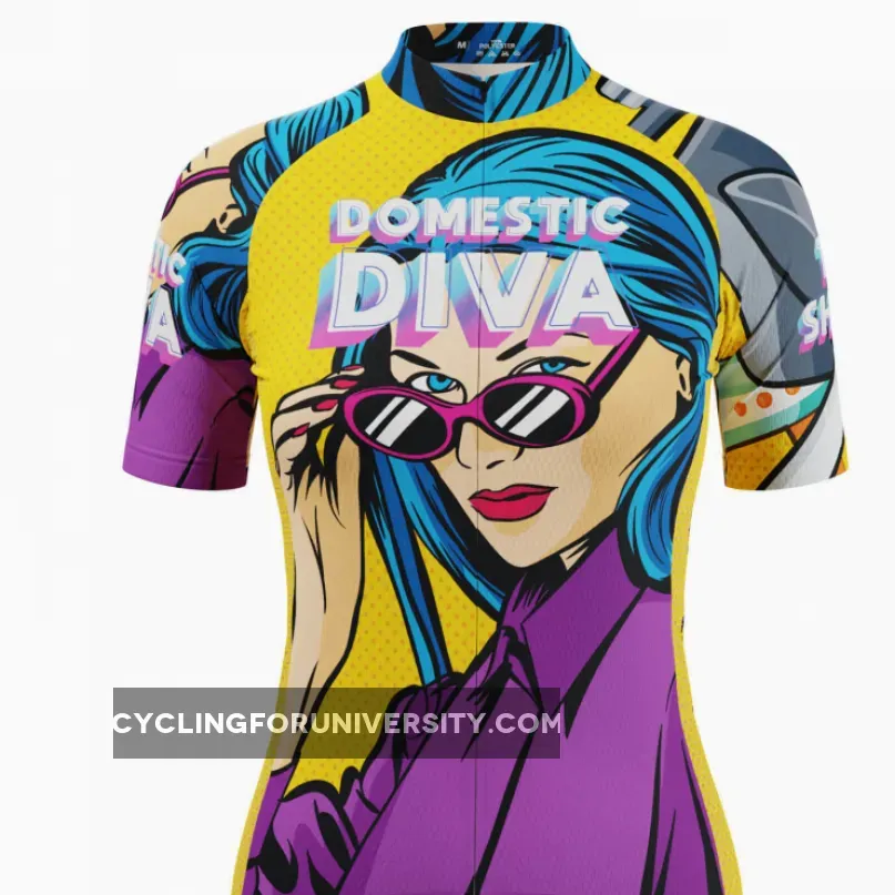 Women's Domestic Diva The Shero Short Sleeve Cycling Jersey