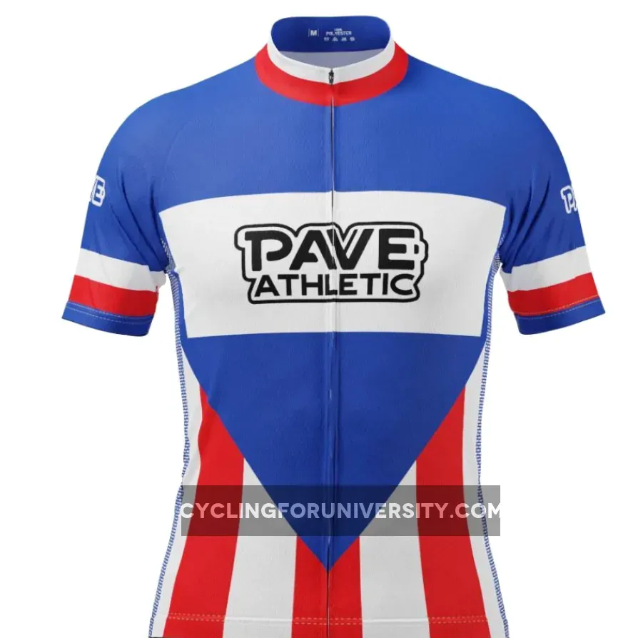 PAVE Athletic Retro Chewing Gum Short Sleeve Cycling Jersey