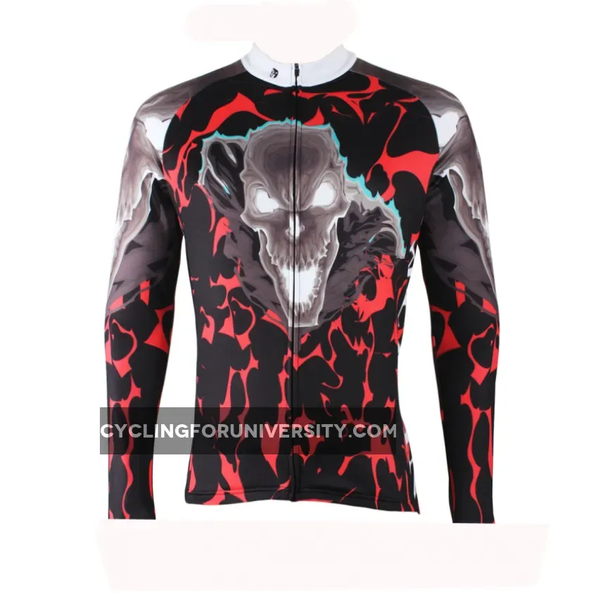 Hell Skull Men's Cycling Jersey Biking Shirt Summer NO. 290