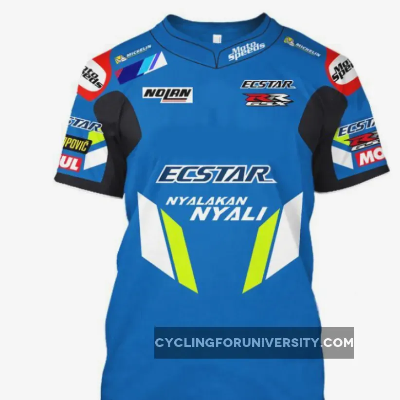 MTB Jerseys For Suzuki Motorcycles Riding Short-sleeved Quick-drying Clothes Summer Big Car Racing T-shirt Male Off-road T Shirt Motocross