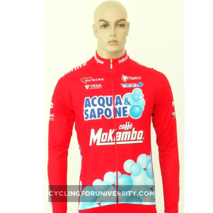 Acqua & Sapone 2006 Radsport - Nalini Radsport-Profi-Team Long Sleeve Winter Jersey