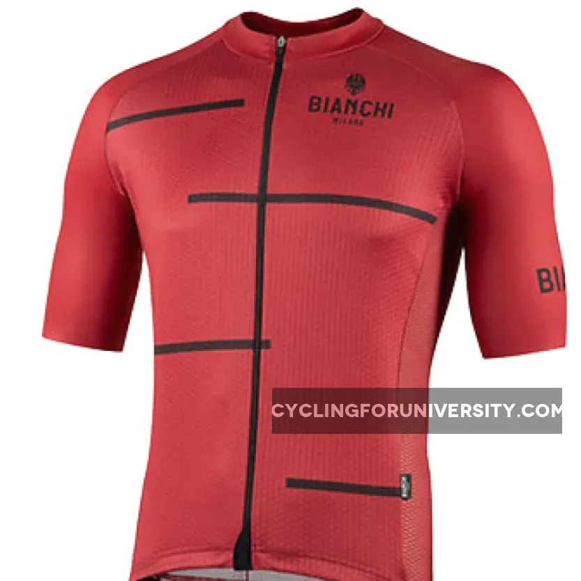 Bianchi Milano Disueri Rust Red Jersey,