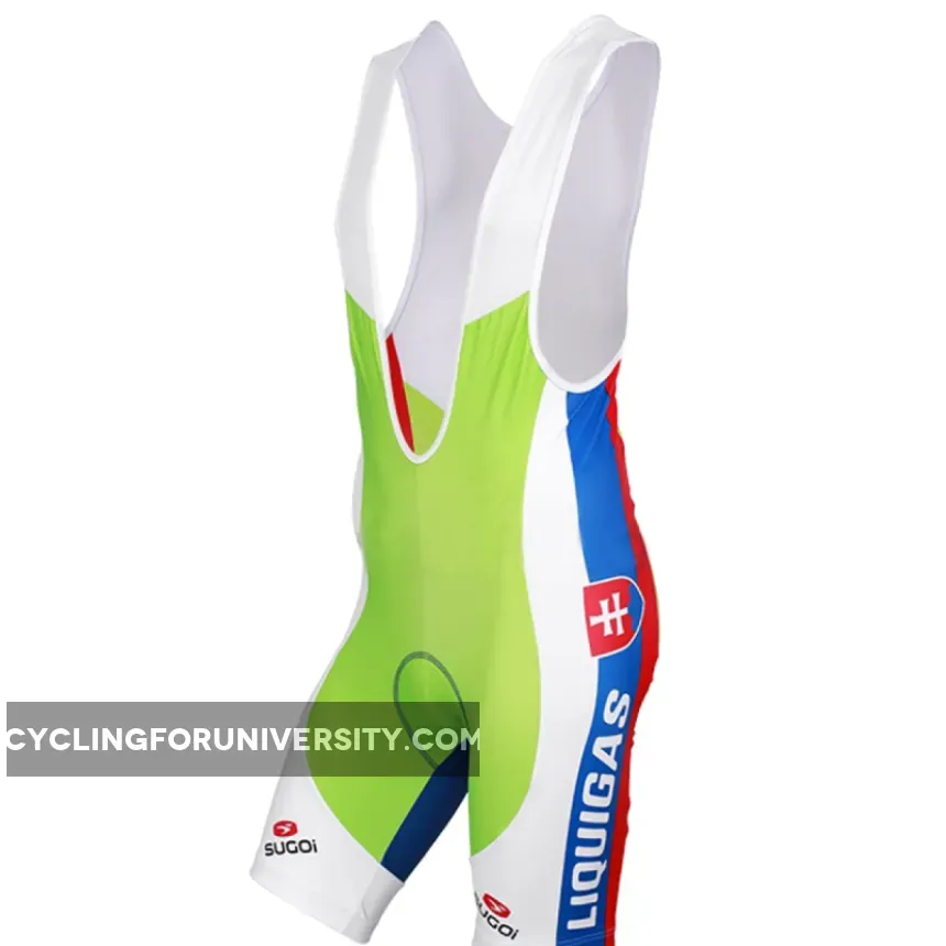 2012-2013 LIQUIGAS-CANNONDALE Slovakian Champion Bib Shorts
