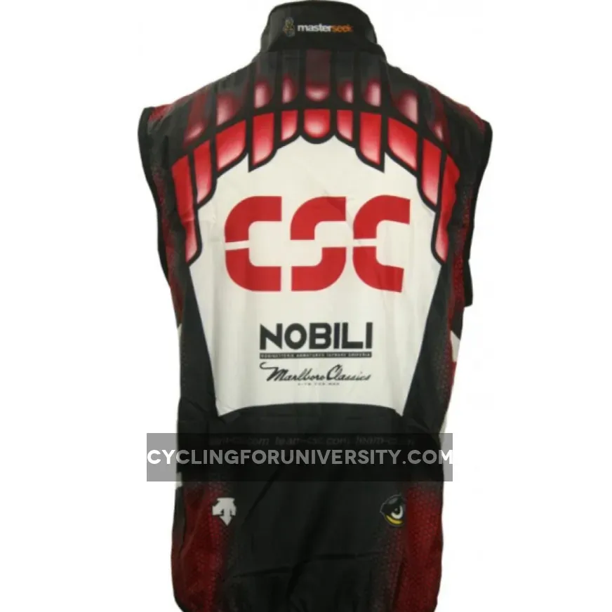 CSC 2007 Velom Sleeveless Jersey - Descente Radsport-Profi-Team