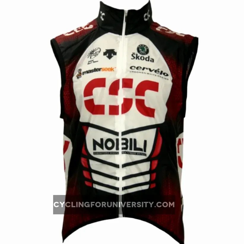 CSC 2007 Velom Sleeveless Jersey - Descente Radsport-Profi-Team