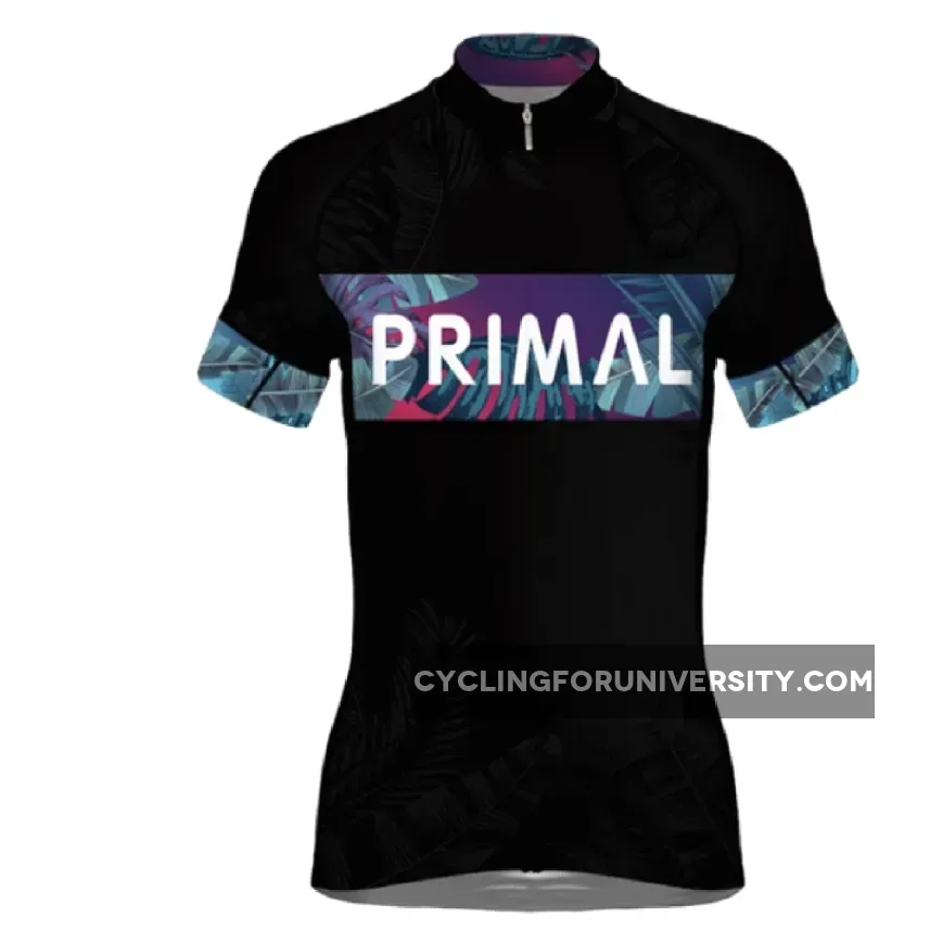 Primal Wear Midnight Tropics Women's Full Zip Evo 2.0 Race Fit Cycling Jersey / Midnight Logistics Company