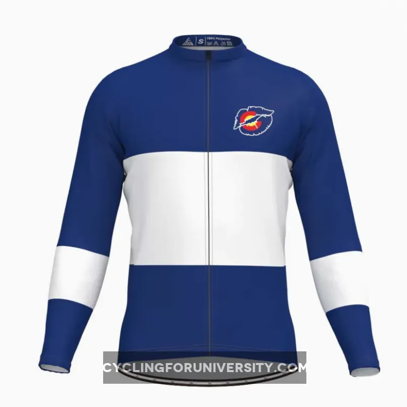 Kiss Colorado State Flag Men's LS Cycling Jersey Brand New