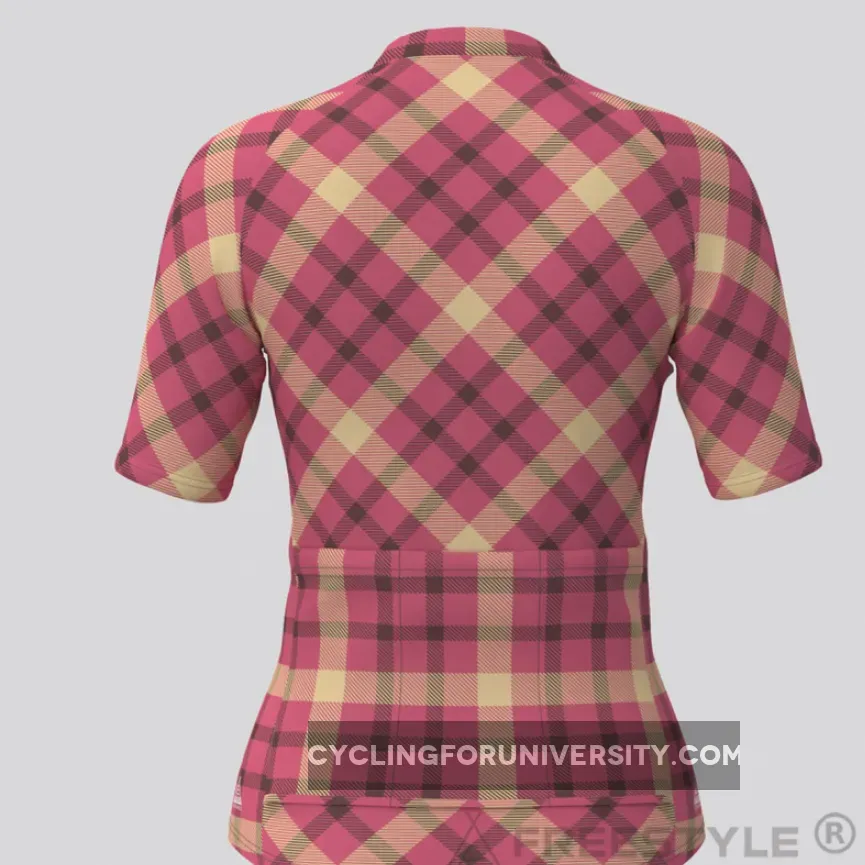 Plaid Checkered Shirt V24 Women's Cycling Kit Outlet