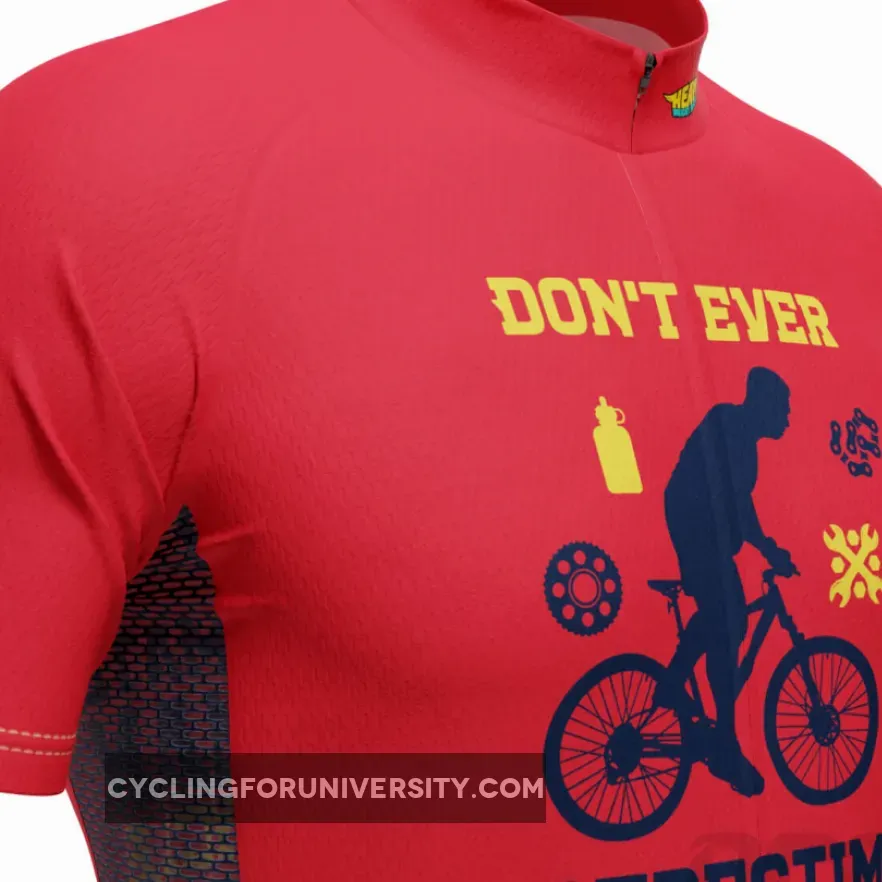 Men's Fat Man Bicycle Short Sleeve Cycling Kit / Man On Bicycle