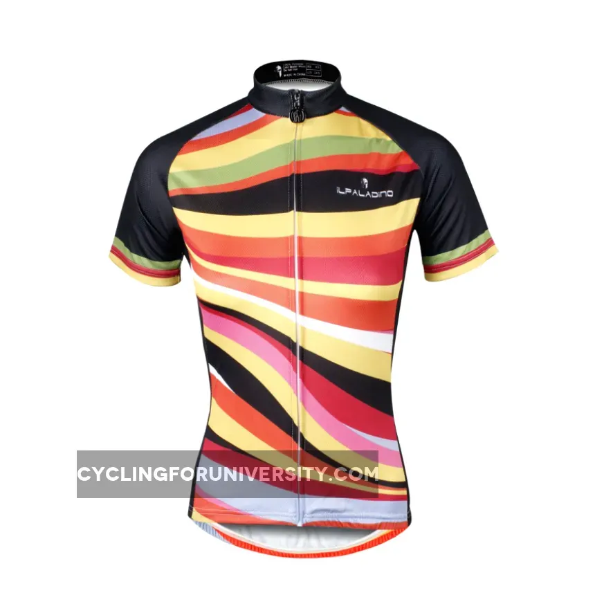 Women MTB Biking Shirt Colorful Zebra Crossing Women's Quick Dry Cycling Jersey 686