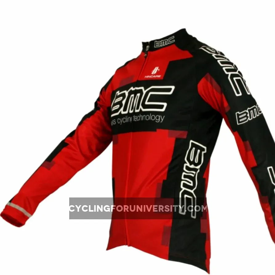 BMC Racing Team 2010 Hincapie Radsport-Profi-Team Winter Fleece Long sleeve cycling jersey jacket