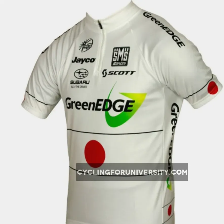 GREENEDGE CYCLING Japanischer Meister 2011-12 Radsport-Profi-Team Short Sleeve Jersey