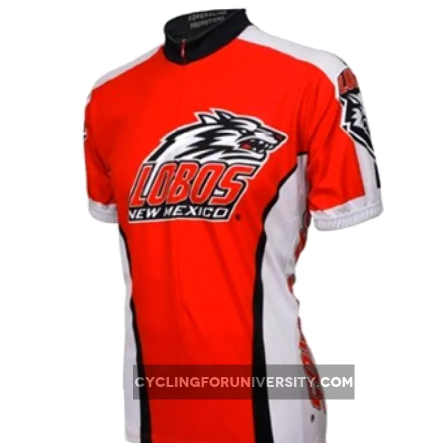 UNM University of New Mexico Lobos Cycling Short Sleeve Jersey / New Mexico Cycling Jersey