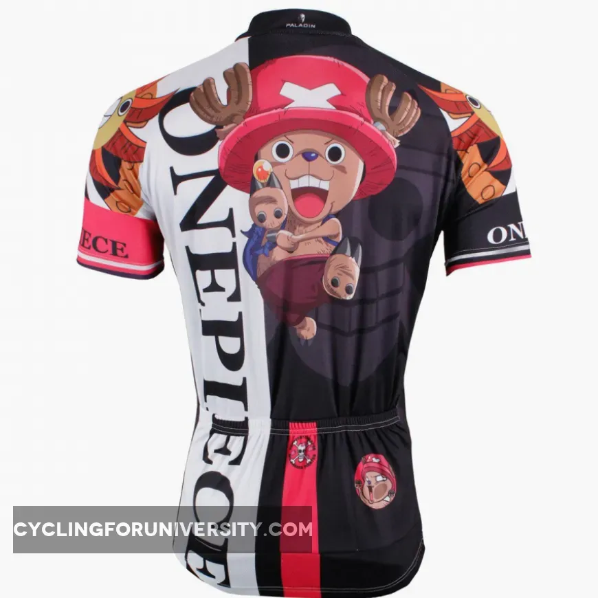 ONE PIECE Series Pirates Tony Tony Chopper Men's Cycling Jersey Team Leisure Jacket T-shirt Summer Spring Autumn Clothes Sportswear Anime Animation Manga Blue-nosed Reindeer NO.407