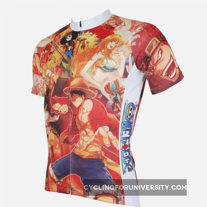 ONE PIECE Members Luffy Man's Summer Cycling Jersey Spring Autumn Shirts