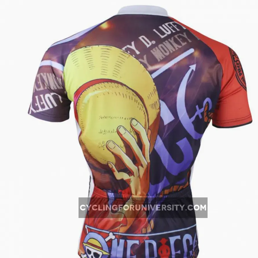 ONE PIECE Members Luffy Man's Summer Cycling Jersey Spring Autumn Shirts