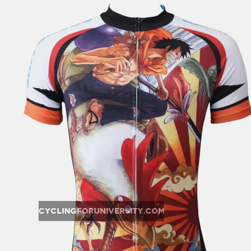 ONE PIECE Members Luffy Man's Summer Cycling Jersey Spring Autumn Shirts