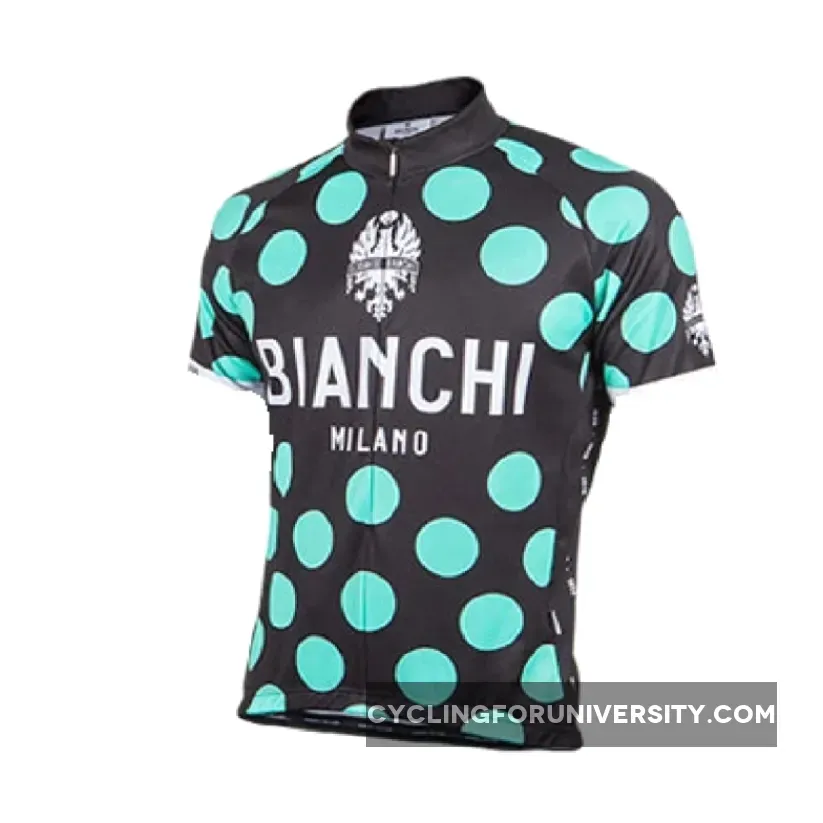 Nalini Bianchi-Milano Pride Short Sleeve 3/4 Zip Cycling Jersey Celeste Pride