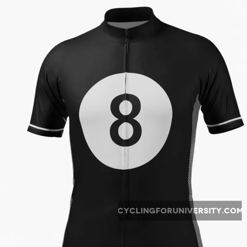 Men's Magic 8-Ball Black Short Sleeve Cycling Jersey Online Magic 8