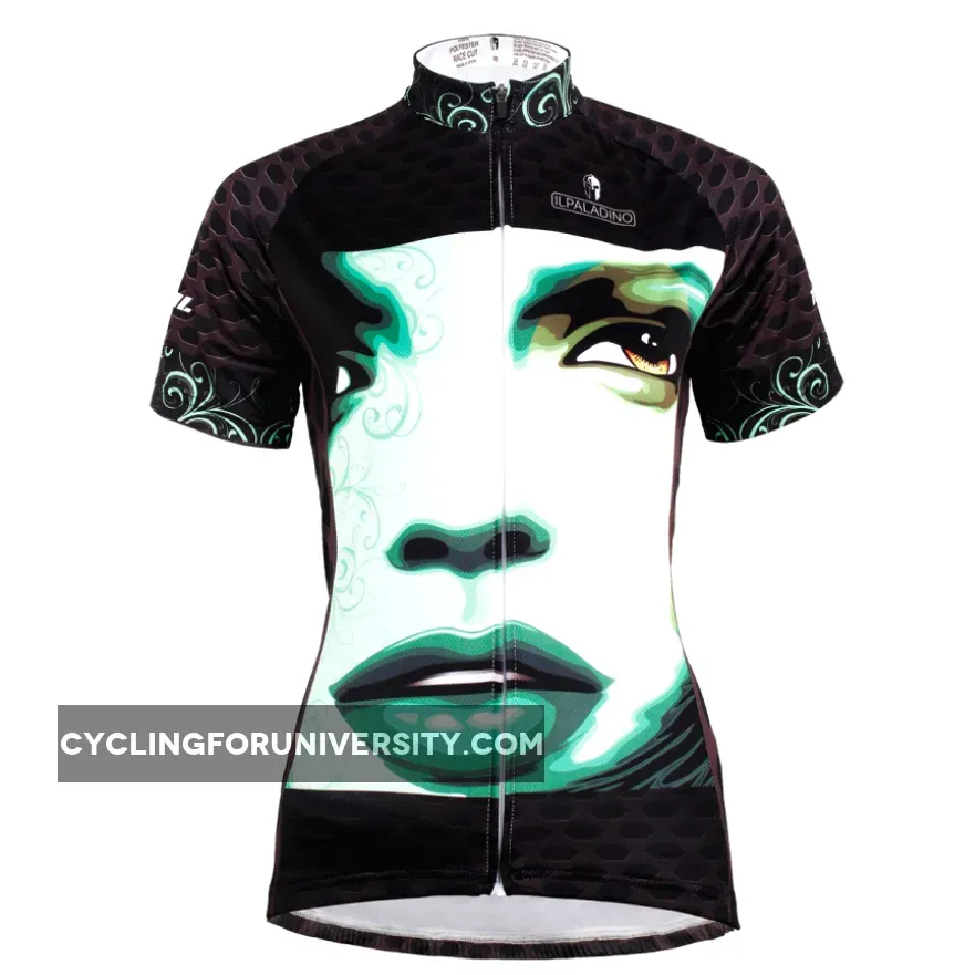 MTB T-shirt Sports Clothes Portrait Girl Model Woman's Short-Sleeve Cycling Jersey Summer591