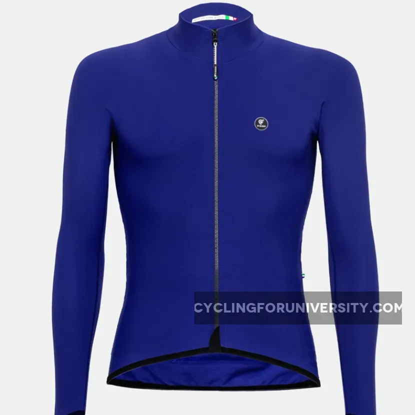 Pissei Prima Pelle Long Sleeves Jersey - Blue For Sale