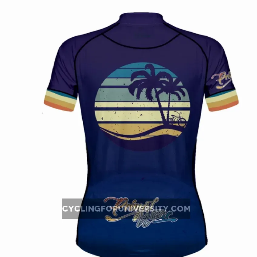 Primal Wear Beachy Keen Women's Full Zip Evo 2.0 Race Fit Cycling Jersey