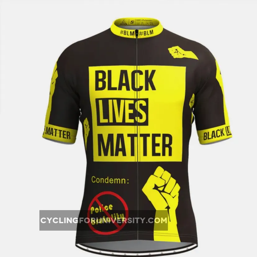 Black Lives Matter Men's Cycling Jersey Outlet