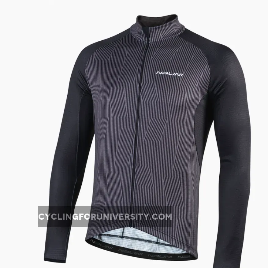 Nalini Classica B0W Gray Long Sleeve Jersey,