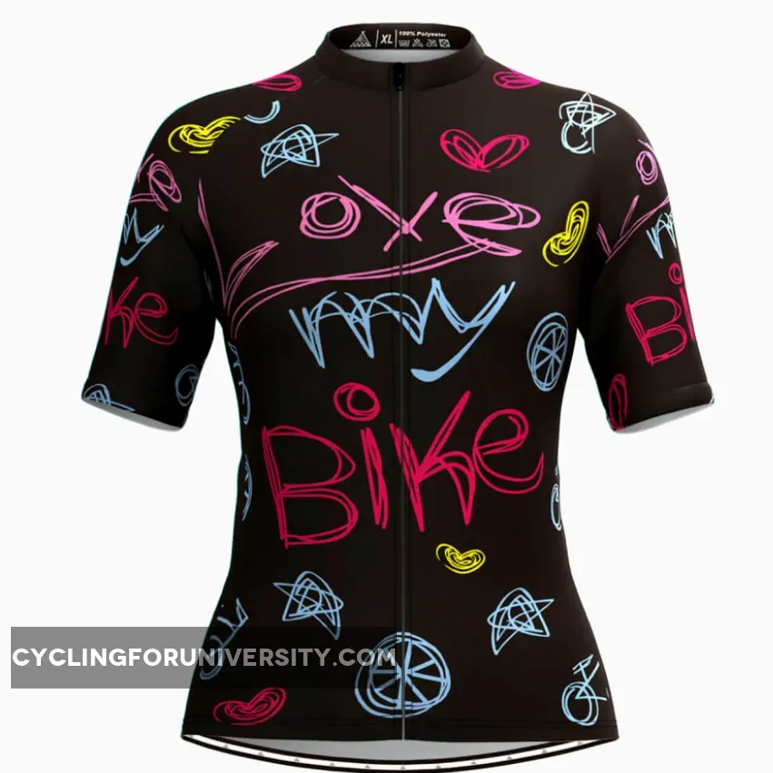 Women's Love My Bike Team Pro Cycling Jersey For Sale