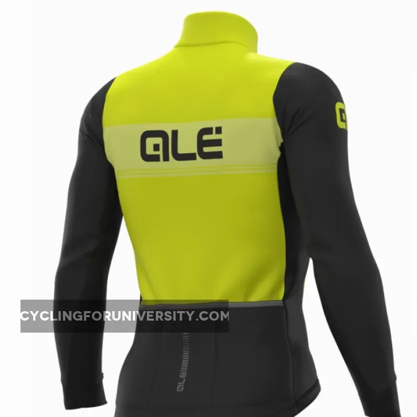 ALE' Logo DWR PRS Yellow Long Sleeve Jersey,