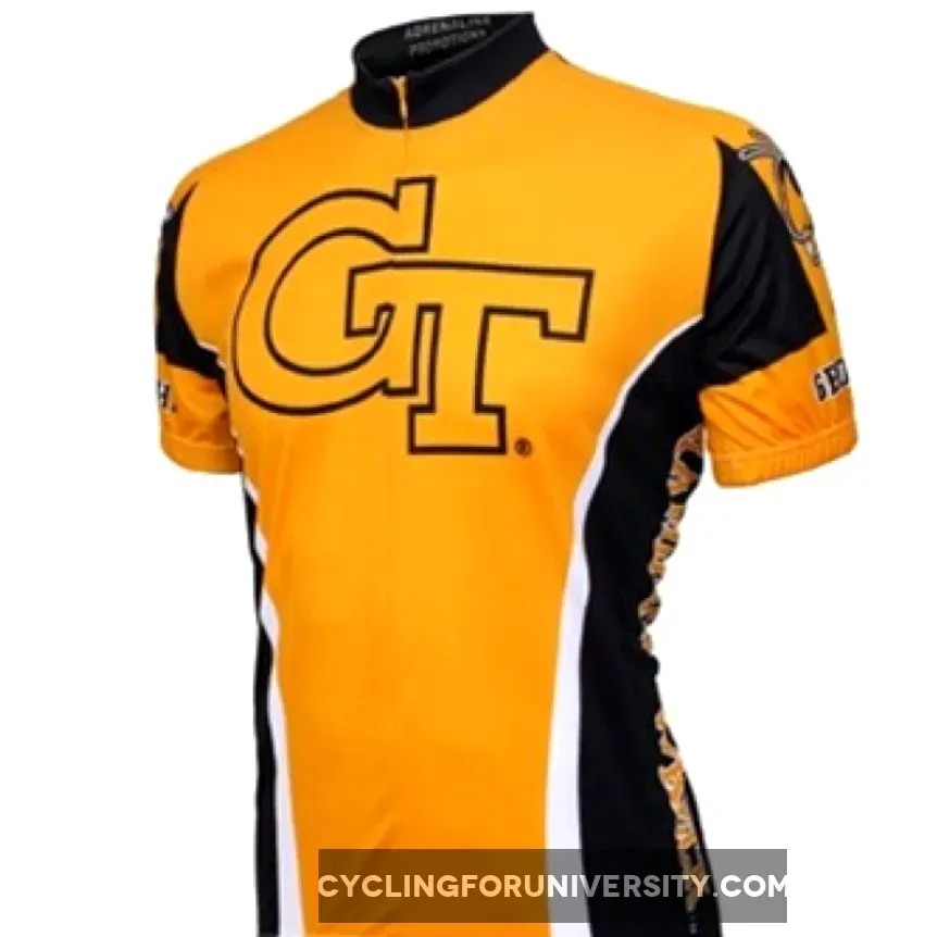 Georgia Tech Yellow Jackets Cycling Short Sleeve Jersey