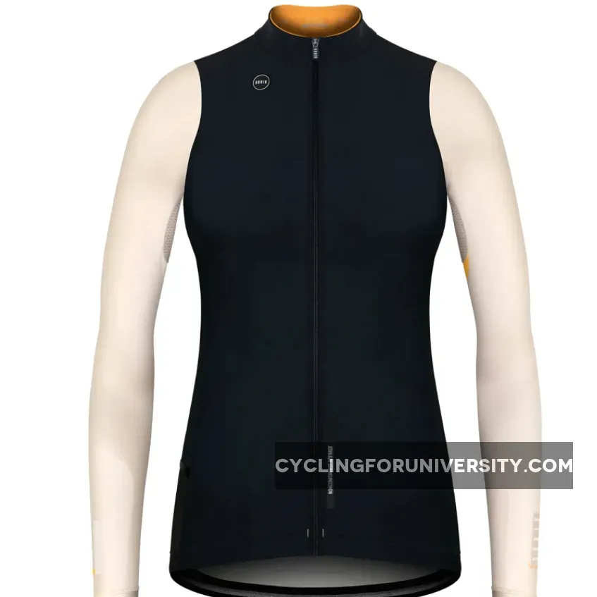 Gobik Pacer Blend Blazing Bone long sleeves woman jersey - Black