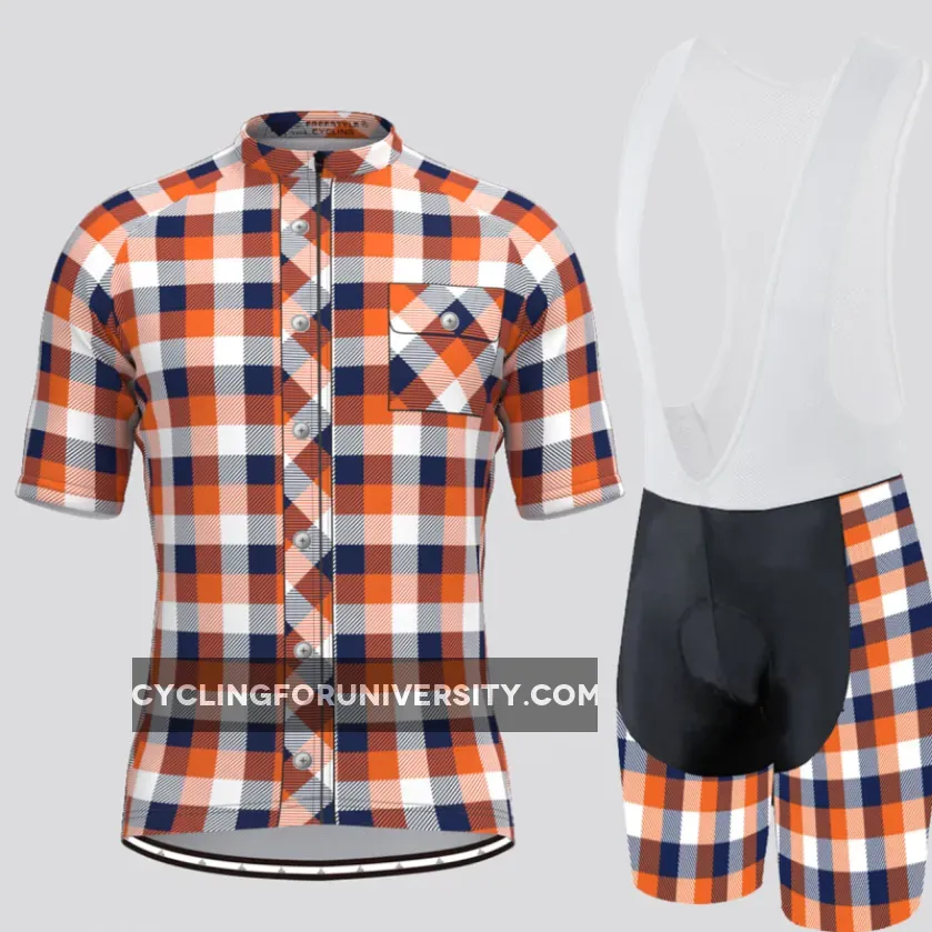 Plaid Checkered Shirt V14 Men's Cycling Kit New Releases